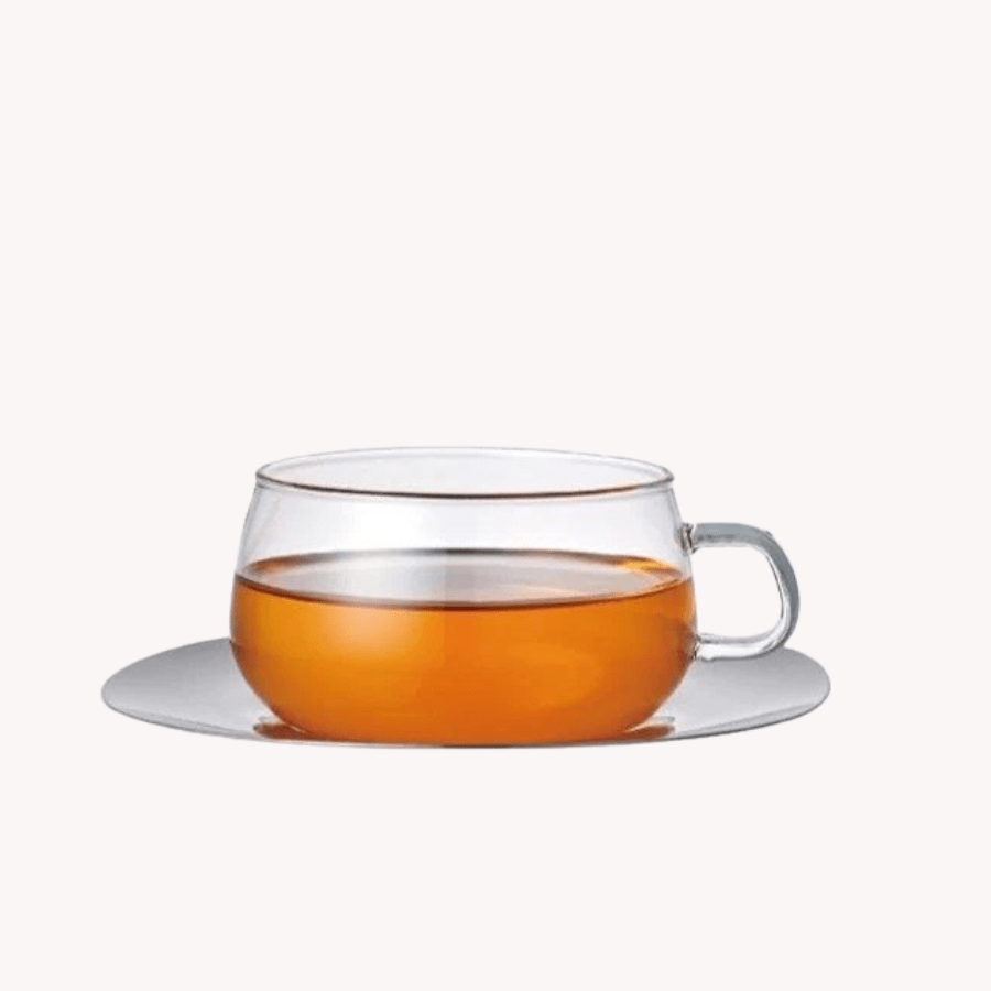 UNITEA Cup &amp; Saucer 230ml Glass - Caffeine Lab