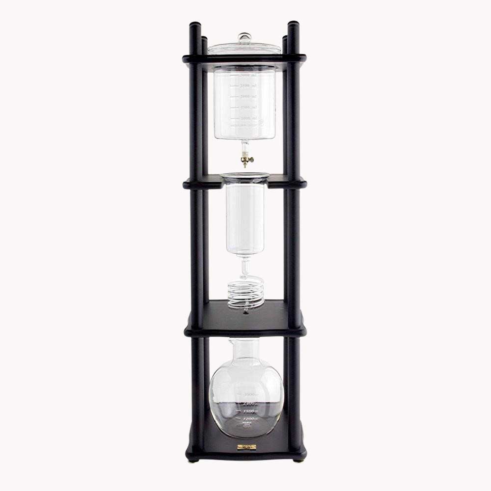 Yama Cold Drip Maker Wood Frame 25 Cups - Caffeine Lab