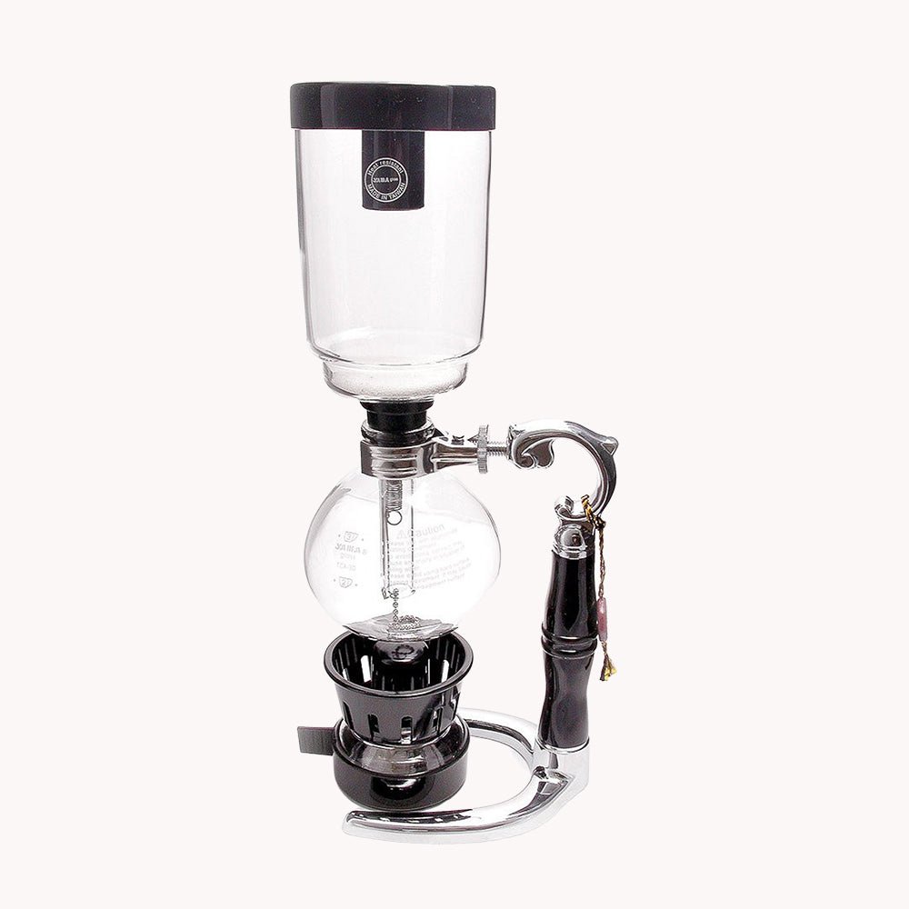 Yama Glass 5 - Cups Tabletop Syphon With Alcohol Burner - Caffeine Lab