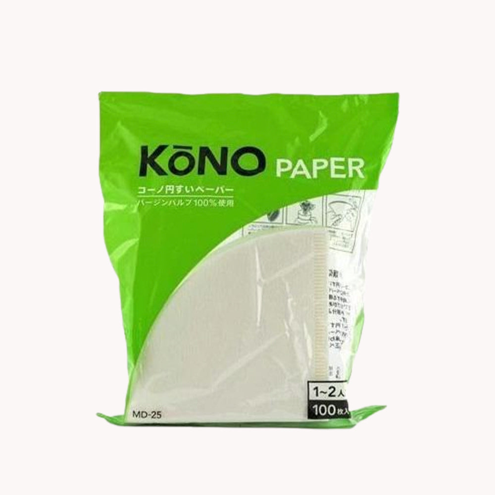 Kono Cone Paper Filters - 2 Cups 100pcs