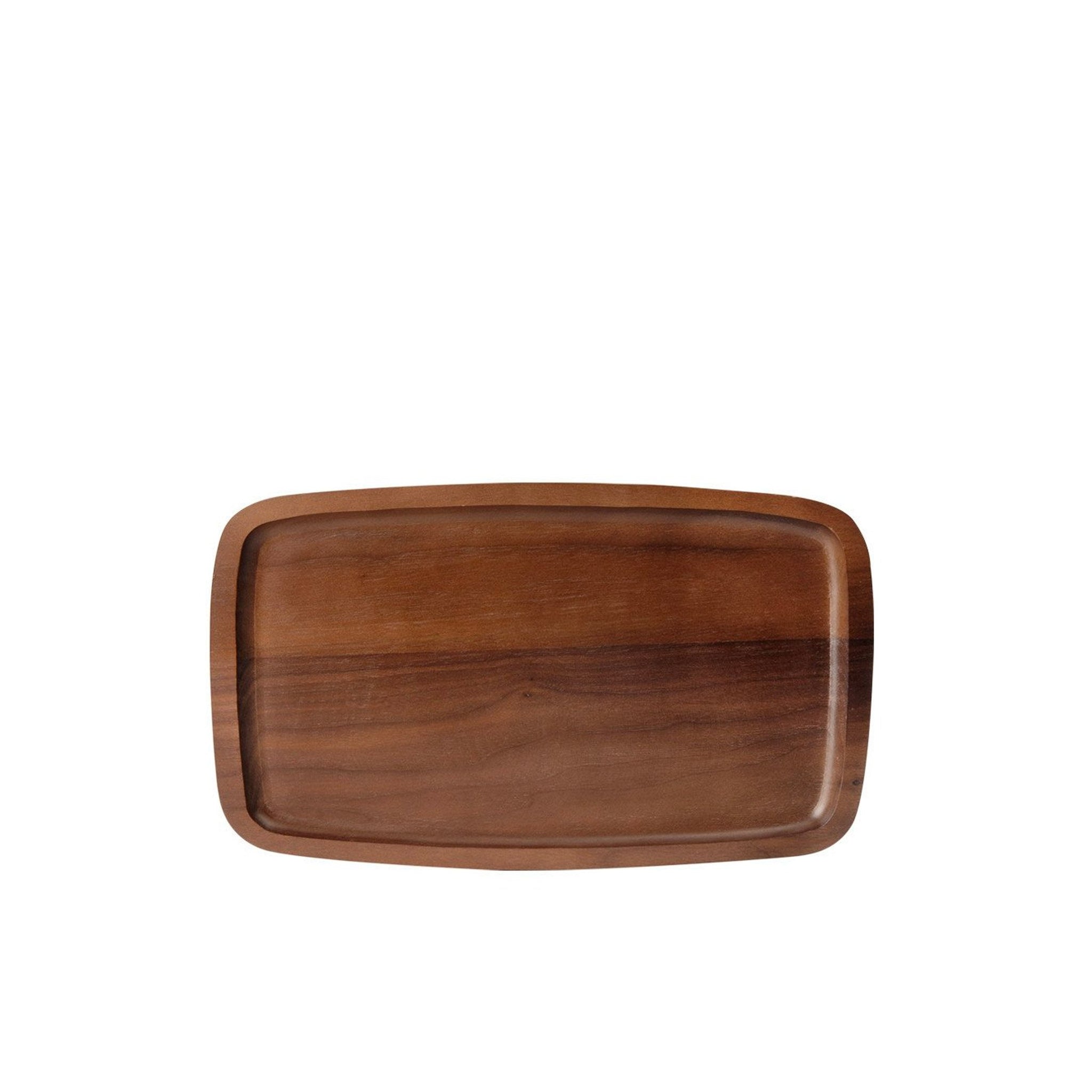 Nordic Tray 30cm Walnut Tea Tray - Caffeine Lab
