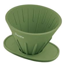 Green Conical Silicone Coffee Dripper